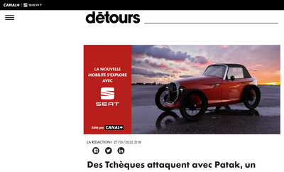 The French magazine Detours draws attention to a new vehicle on the market!