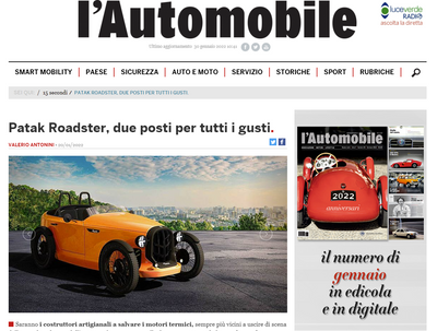 Lautomobile - Patak Rodster, a two-seater for everyone.